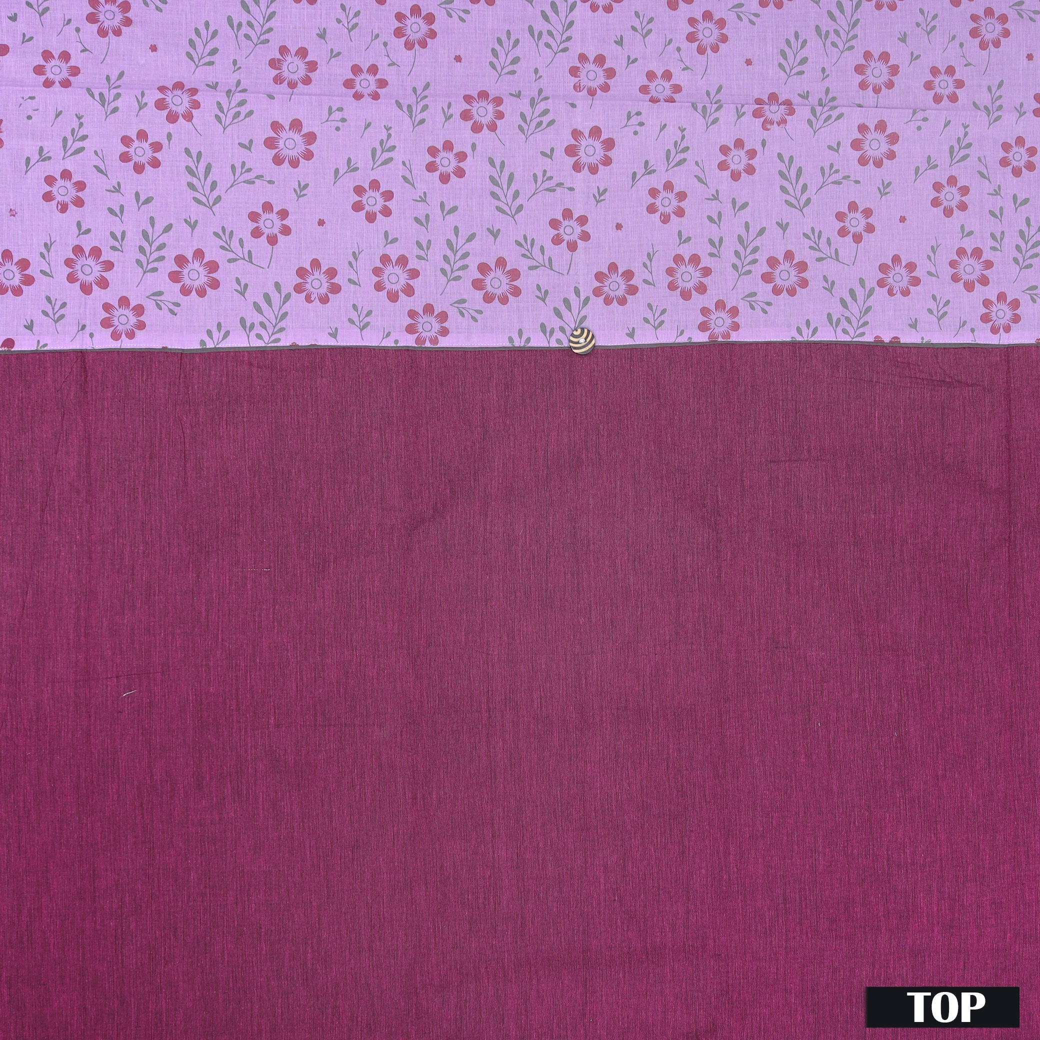 Dark Purple With Lavender Cotton Ladies Chudithar Material