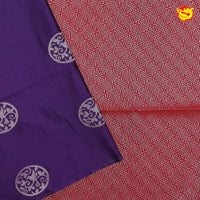 Dark Purple with Maroon Soft Silk Saree - Thenianantham