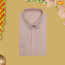 Quicksand Colour Tissue Readymade Shirts And Dhoti Sets for Men