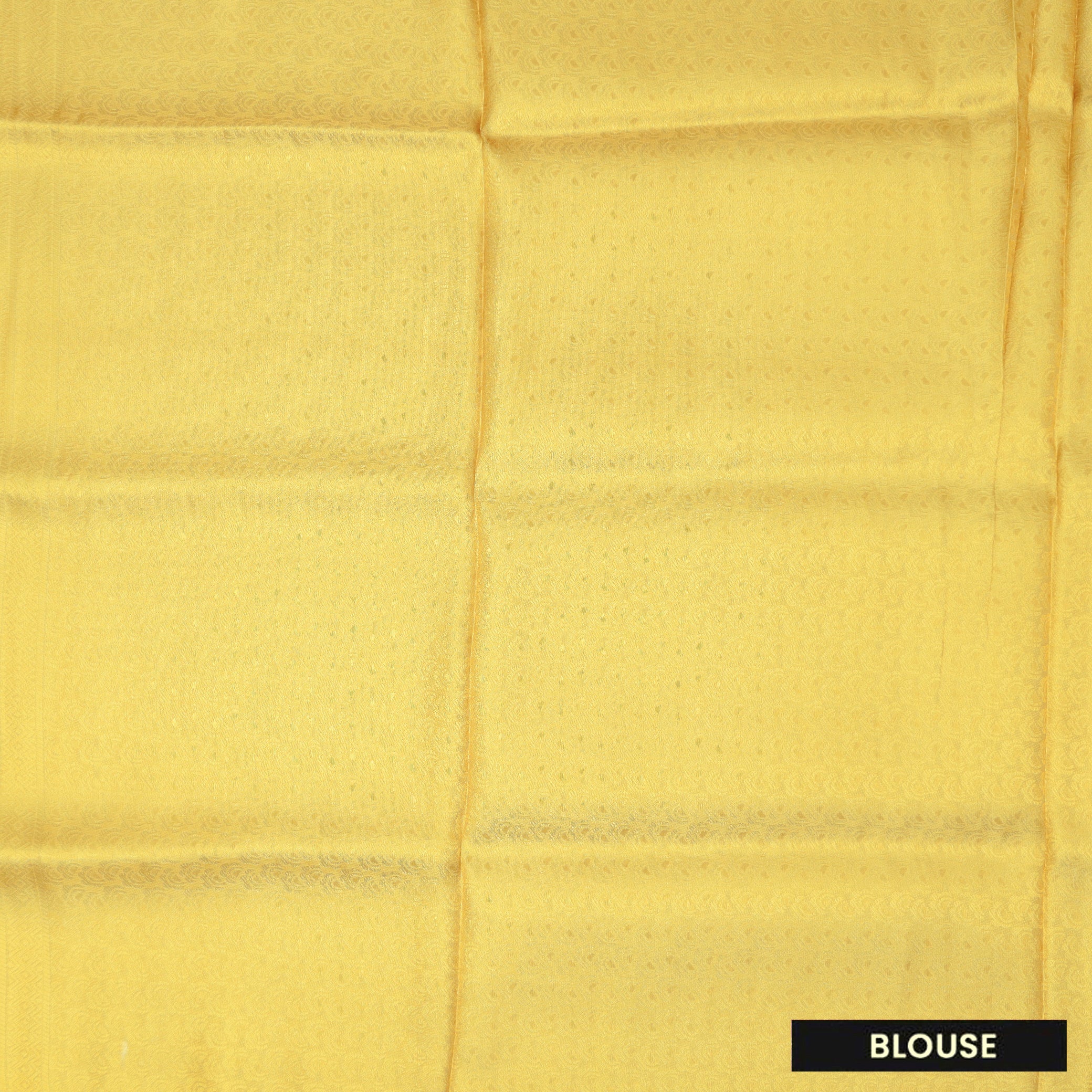 Butter Yellow  with Lemon Yellow Semi Burberry Silk Saree