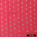 Dark Brown with Pink My sore Silk Saree