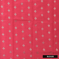 Dark Brown with Pink My sore Silk Saree