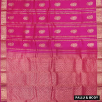 Pink  Colour Soft Silk Saree