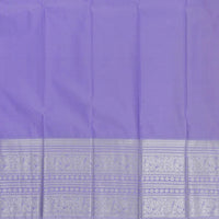 Red with Lavender Art Silk Saree