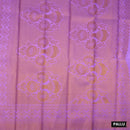 Light Ice blue with Lavender Kubera Pattu Saree - Thenianantham