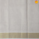 Southloom Exclusive Onam Kasavu Saree With Gold Zari Pattern (Matching Plain Blouse Included)