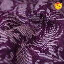 Dark Meganta Chanderi Silk Saree