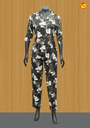 Green Women Night Suit Printed - Thenianantham