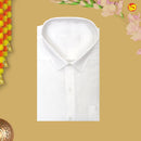 Men’s White  Cotton  Half Sleeve Shirt