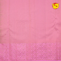 Brown Wedding Silk Saree With Pink Pallu - Thenianantham