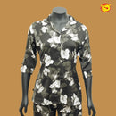 Green Women Night Suit Printed - Thenianantham