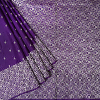 Midnight Purple Soft Silk Saree