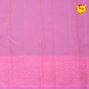 Brown Wedding Silk Saree With Pink Pallu - Thenianantham