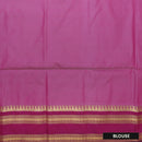 Cool Green With Light Pink Soft Silk Saree