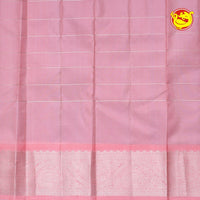 Jamun colour Soft Silk Saree With Peach Pallu - Thenianantham