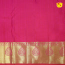 Pink With Gold Zari Wedding Silk Saree - Thenianantham