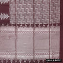 Maroon Soft Silk Saree