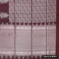 Maroon Soft Silk Saree