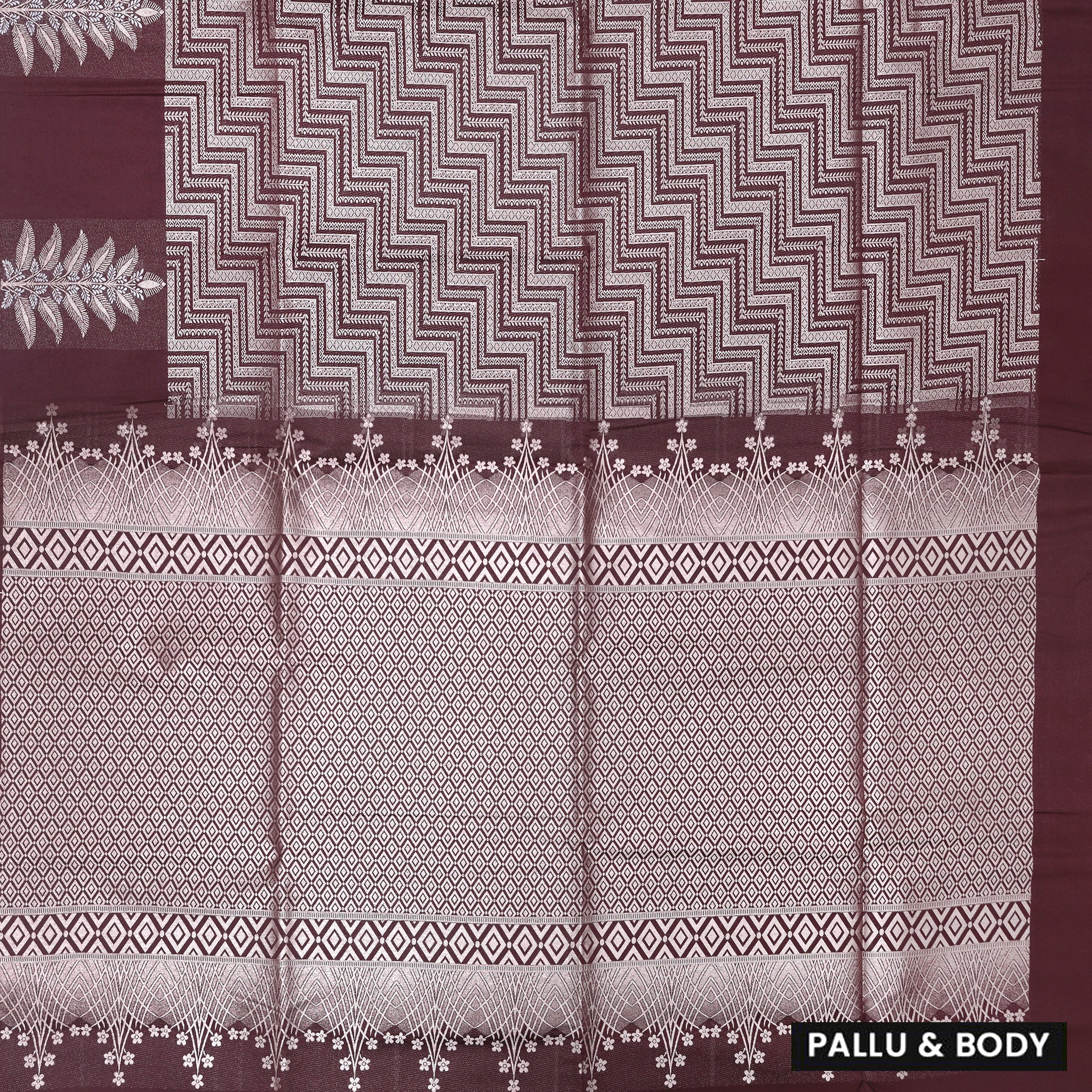 Maroon Soft Silk Saree