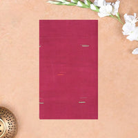Maroon Red with Tan Traditional Buttas Venkatagiri Pure Cotton Saree