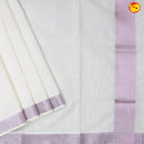 Southloom Exclusive Onam Kasavu Saree With Pink Zari Pattern (Matching Plain Blouse Included)