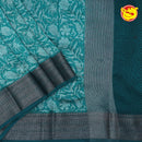 Rama Blue Chanderi Silk Saree - Thenianantham