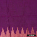 Parrot Green with Purple Soft Silk Saree