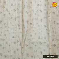 Sandal Khadi Tussar Saree