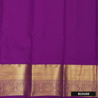 Purple or Magenta Art Silk Saree