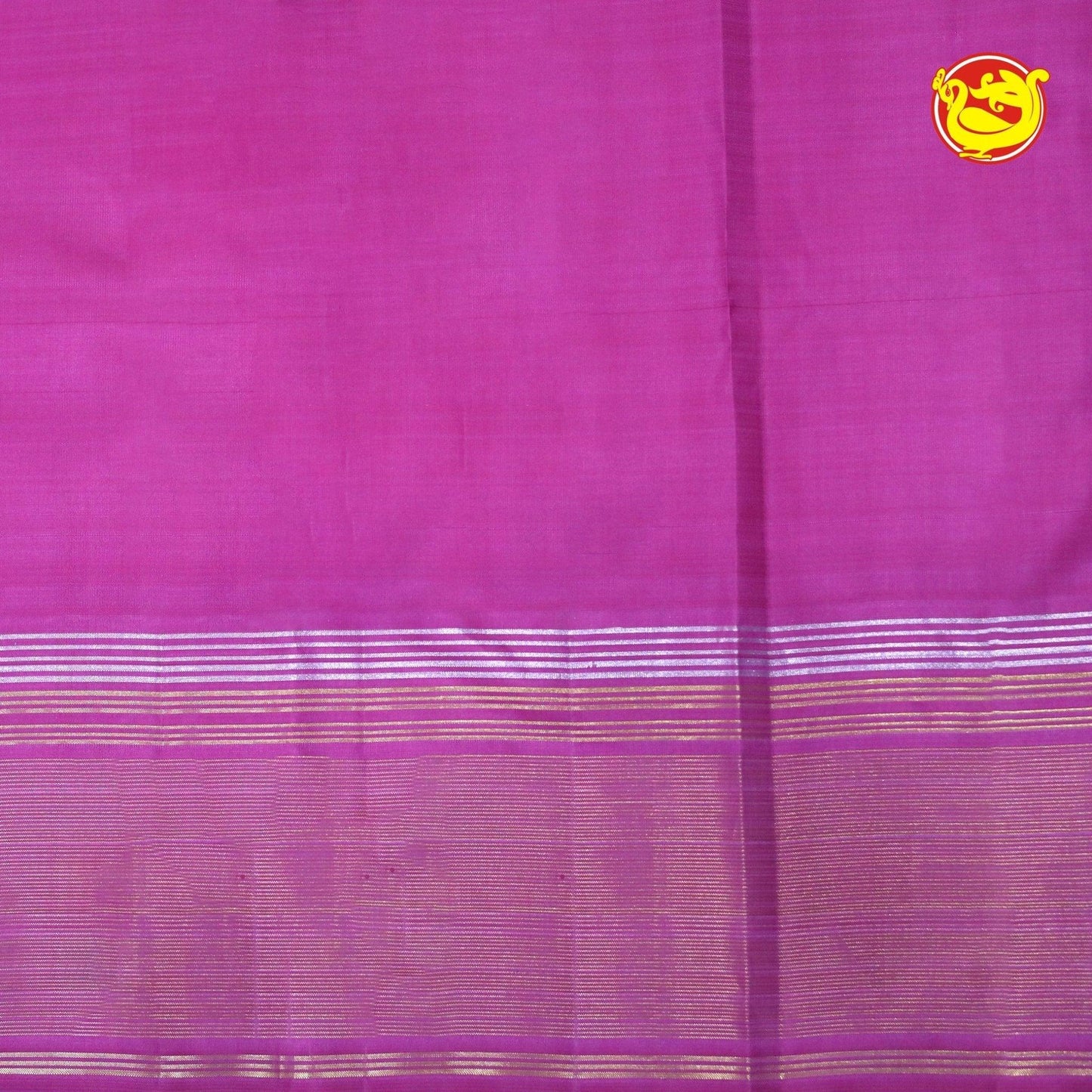 Half White With Pink Arani Soft Silk Saree - Thenianantham