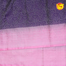 Purple With Pink Soft Silk Saree - Thenianantham