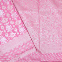 Pink Colour Fancy Weaving Saree