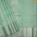 Pastel green pure Kanchipuram silk saree - Thenianantham