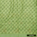 Light Green Floral Digital Printed Linen Saree