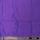 Dark Purple With Indigo  Soft Silk Saree