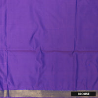 Dark Purple With Indigo  Soft Silk Saree