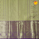 Golden Tissue With Purple Wedding Silk Saree - Thenianantham