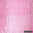 Pink Colour Fancy Weaving Saree