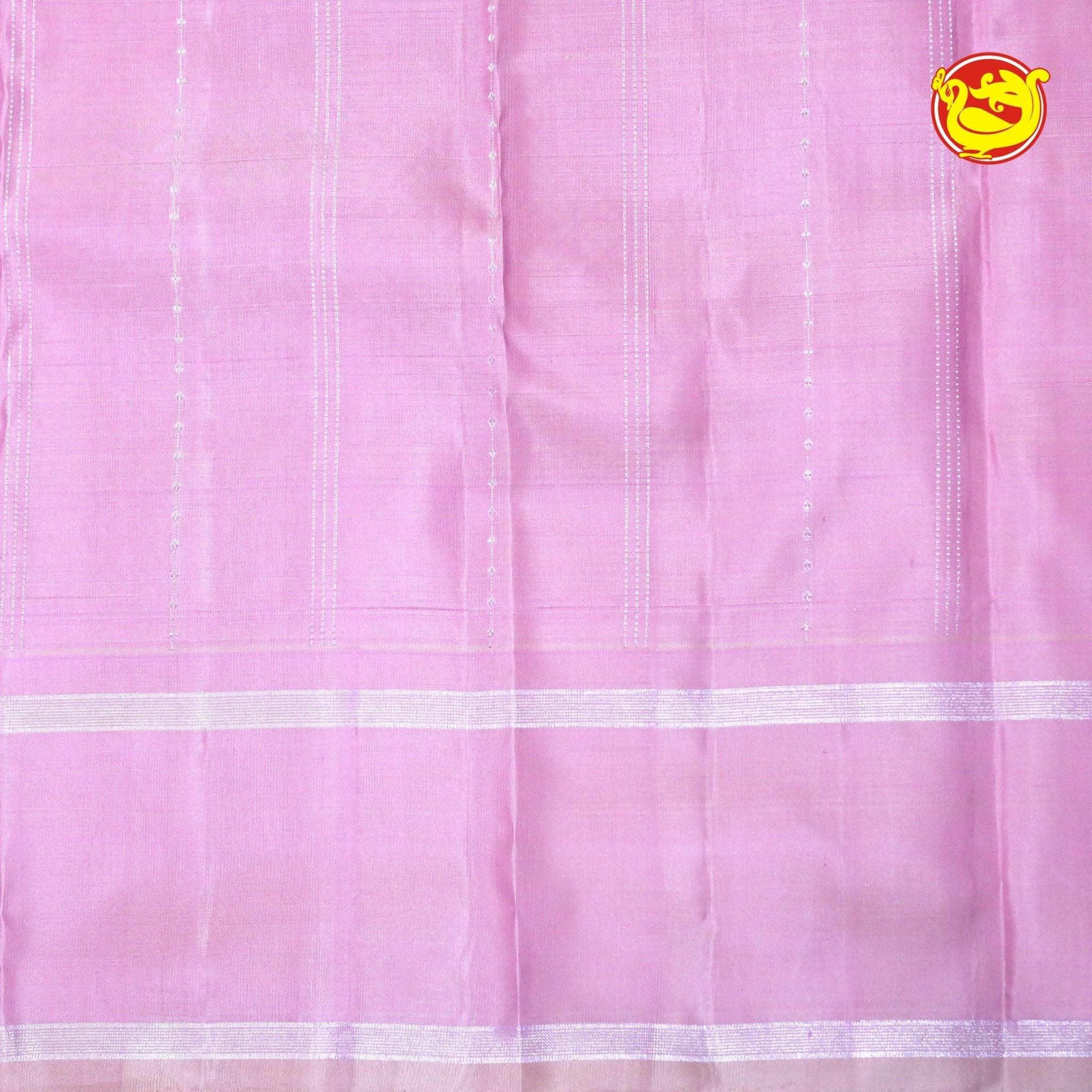 Pink With Light Pink Arani Soft Silk Saree - Thenianantham