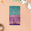 Ramar Green with Purple Pure Kanchipuram Silk Saree