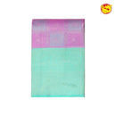 Pink With Pista Green Wedding Silk Saree - Thenianantham