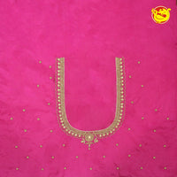 Pink Bridal Aariwork Blouse