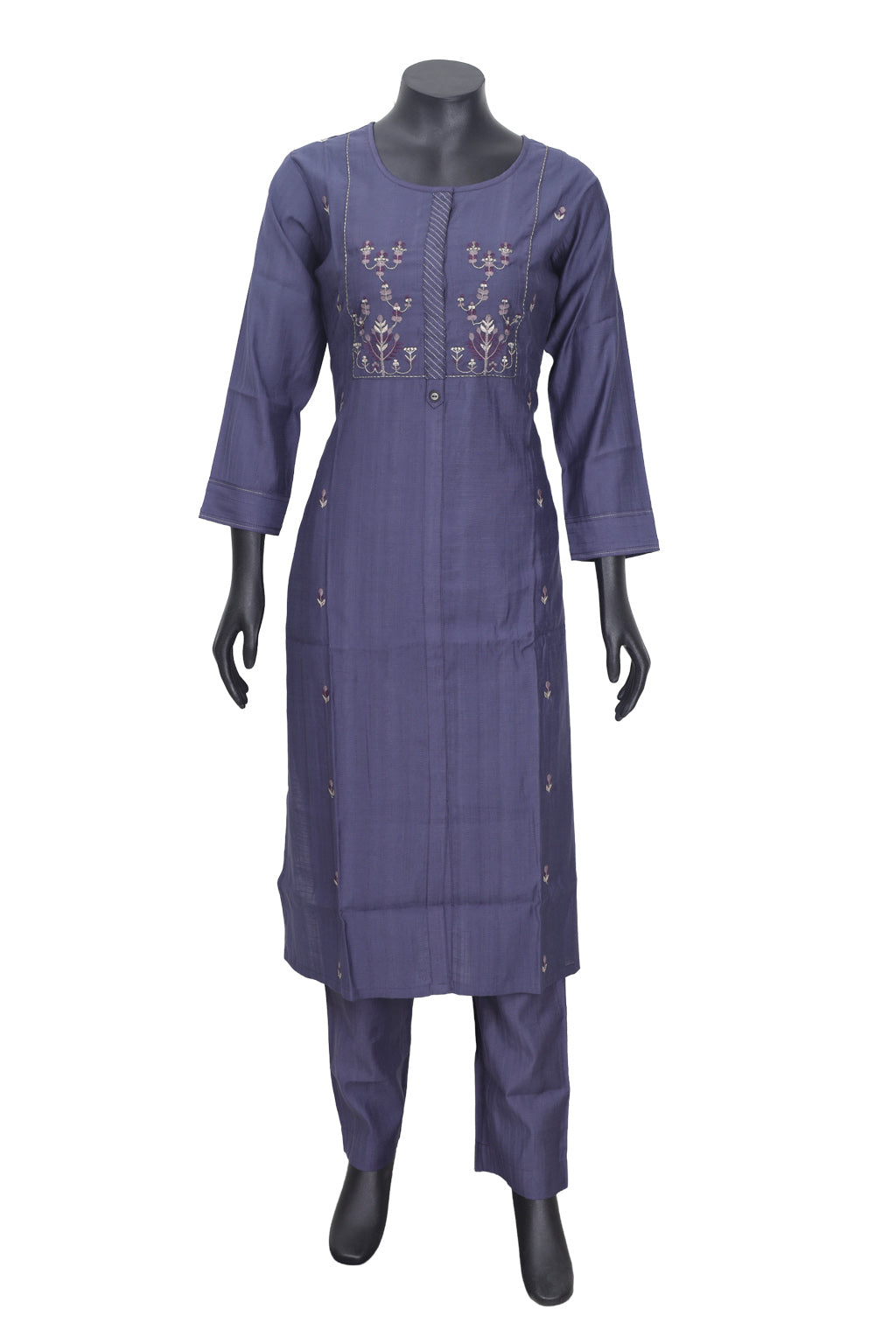 Light Purple Ladies Branded Straight Cut Readymade  Chudi Set