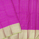 Hot Pink With  Sandal border Arani Silk Saree