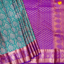 Ramar Green with Purple Pure Kanchipuram Silk Saree