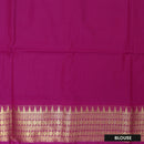 Green With Pink Soft Silk Saree