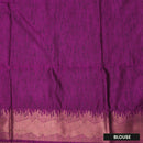 Grey with Purple Soft Silk Saree