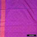 Peacock Blue with Pink Soft Silk Saree