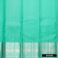 Yellow with Green Soft Silk Saree