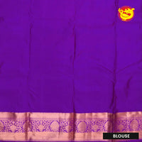 Ramar Green with Purple Pure Kanchipuram Silk Saree